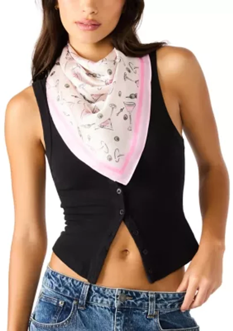 Olive You More Satin Square Scarf