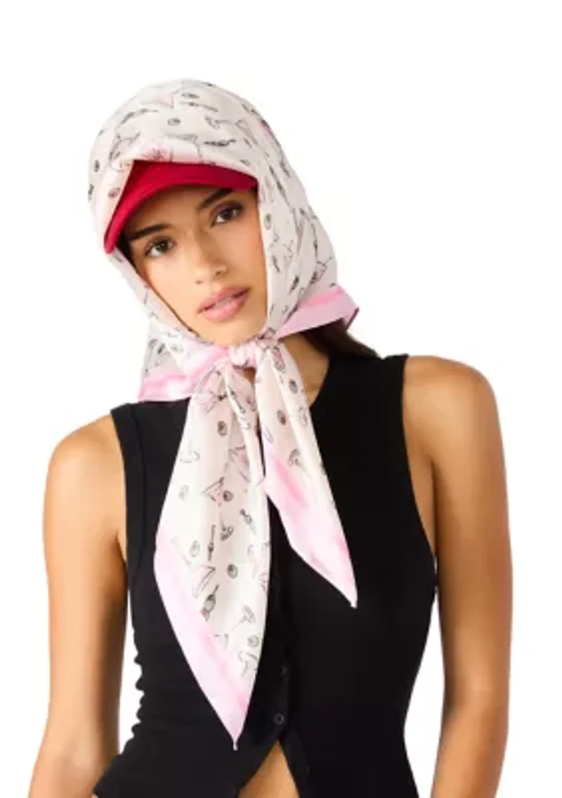 Olive You More Satin Square Scarf