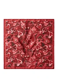 Women's Bursting Heart Square Scarf