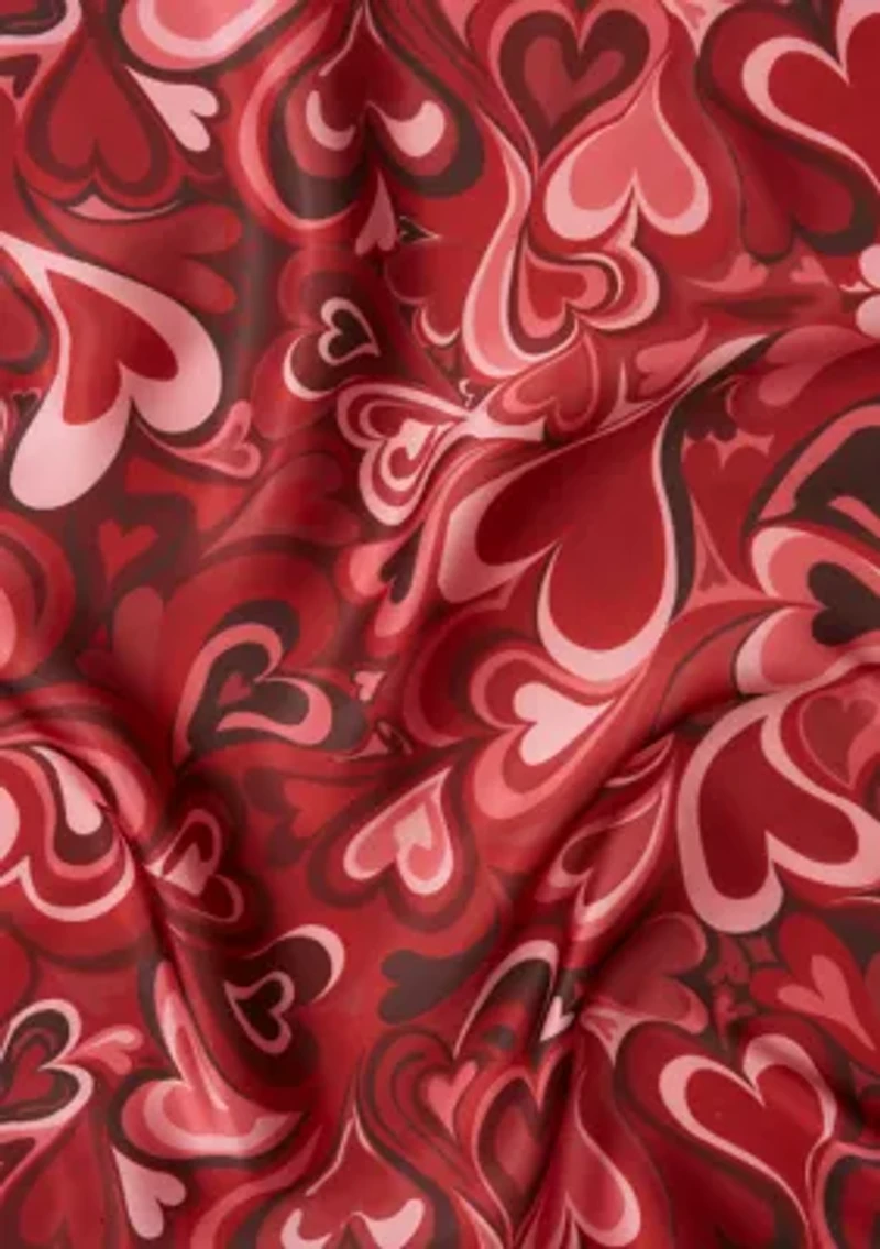 Women's Bursting Heart Square Scarf