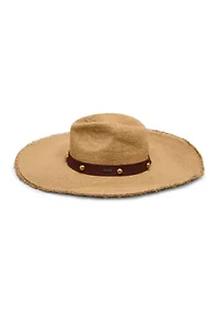 Boho Glam Studs Straw Hat