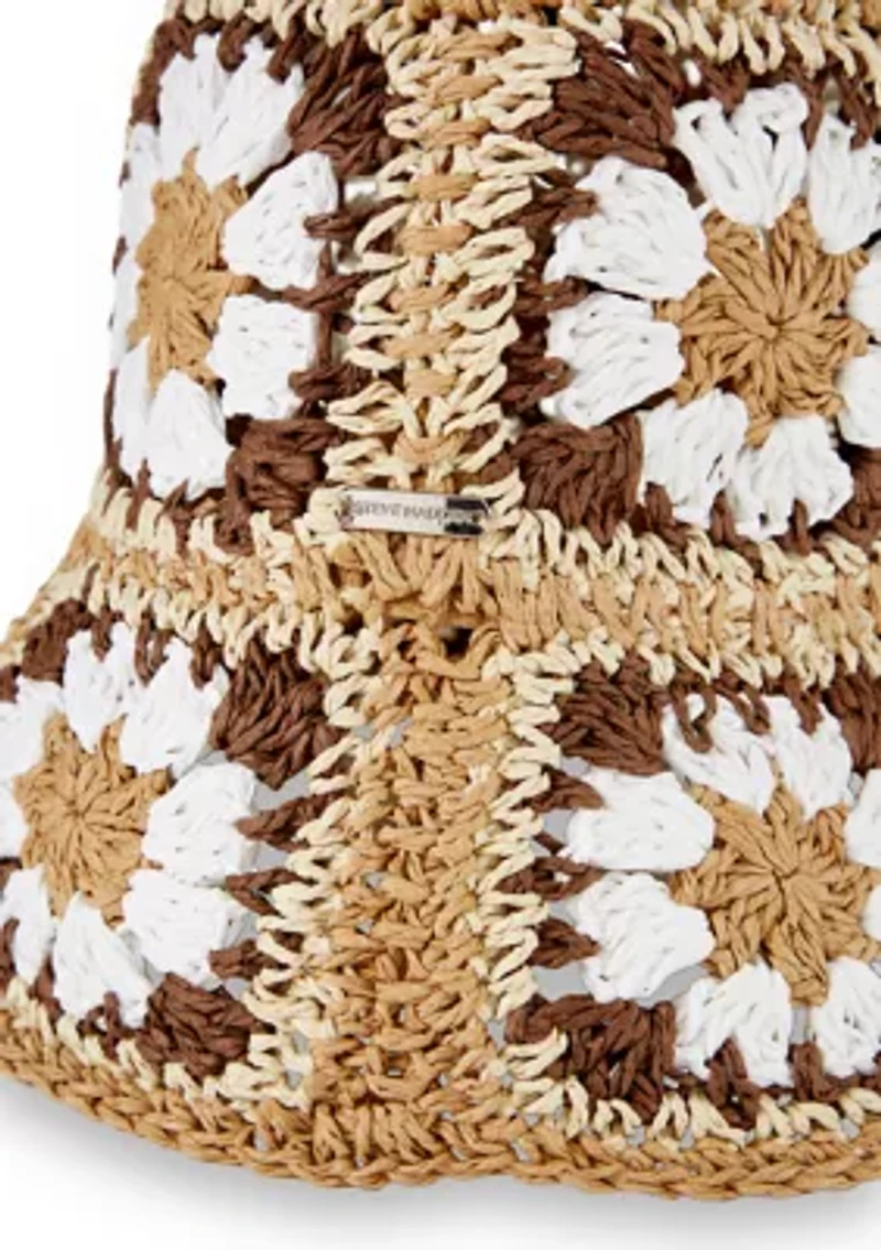 Bright Nomad Straw Bucket Hat