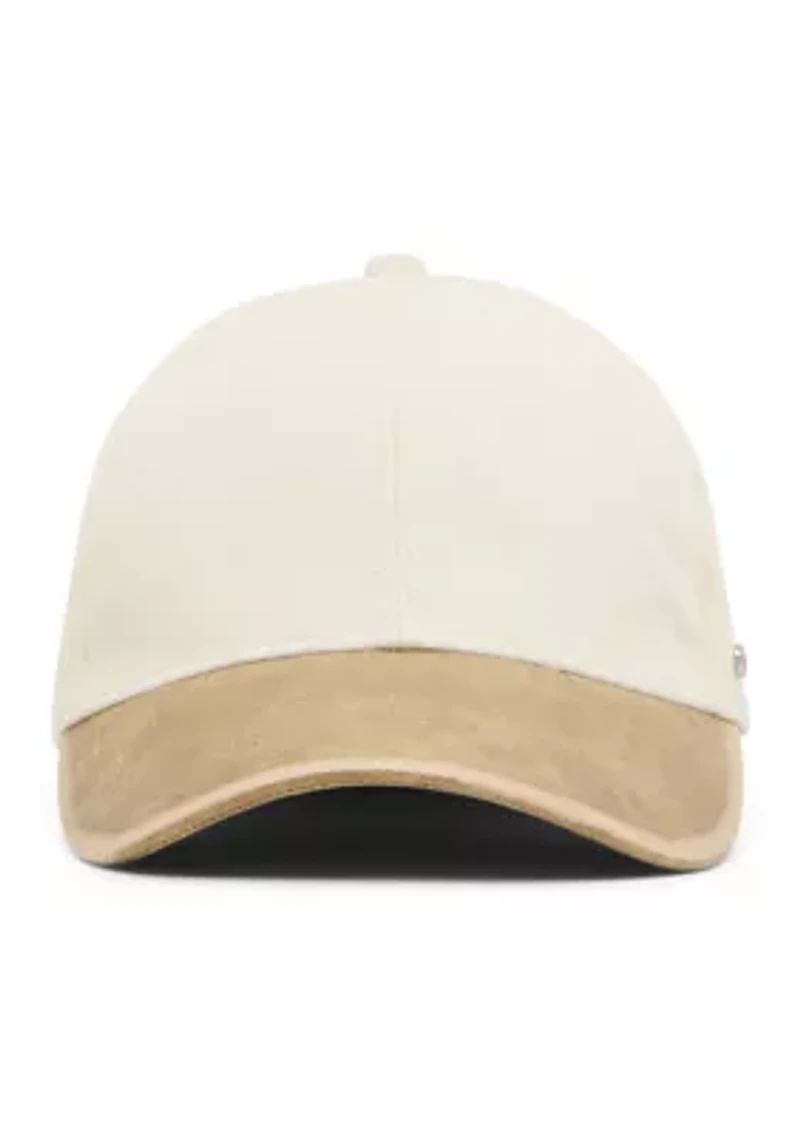 Mixed Material Baseball Cap