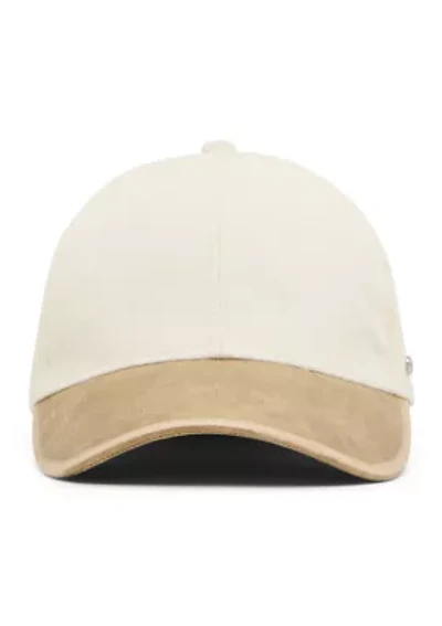 Mixed Material Baseball Cap