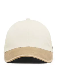 Mixed Material Baseball Cap
