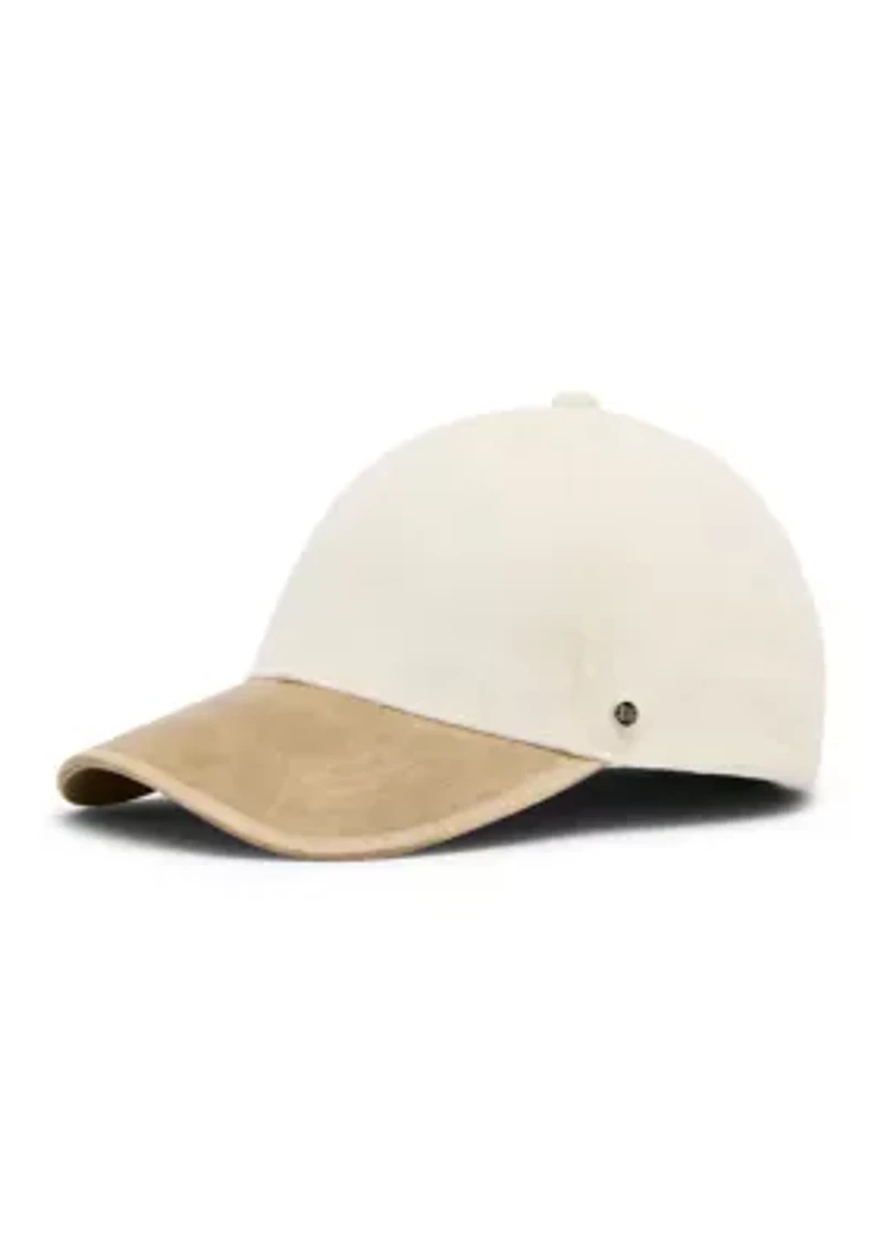 Mixed Material Baseball Cap