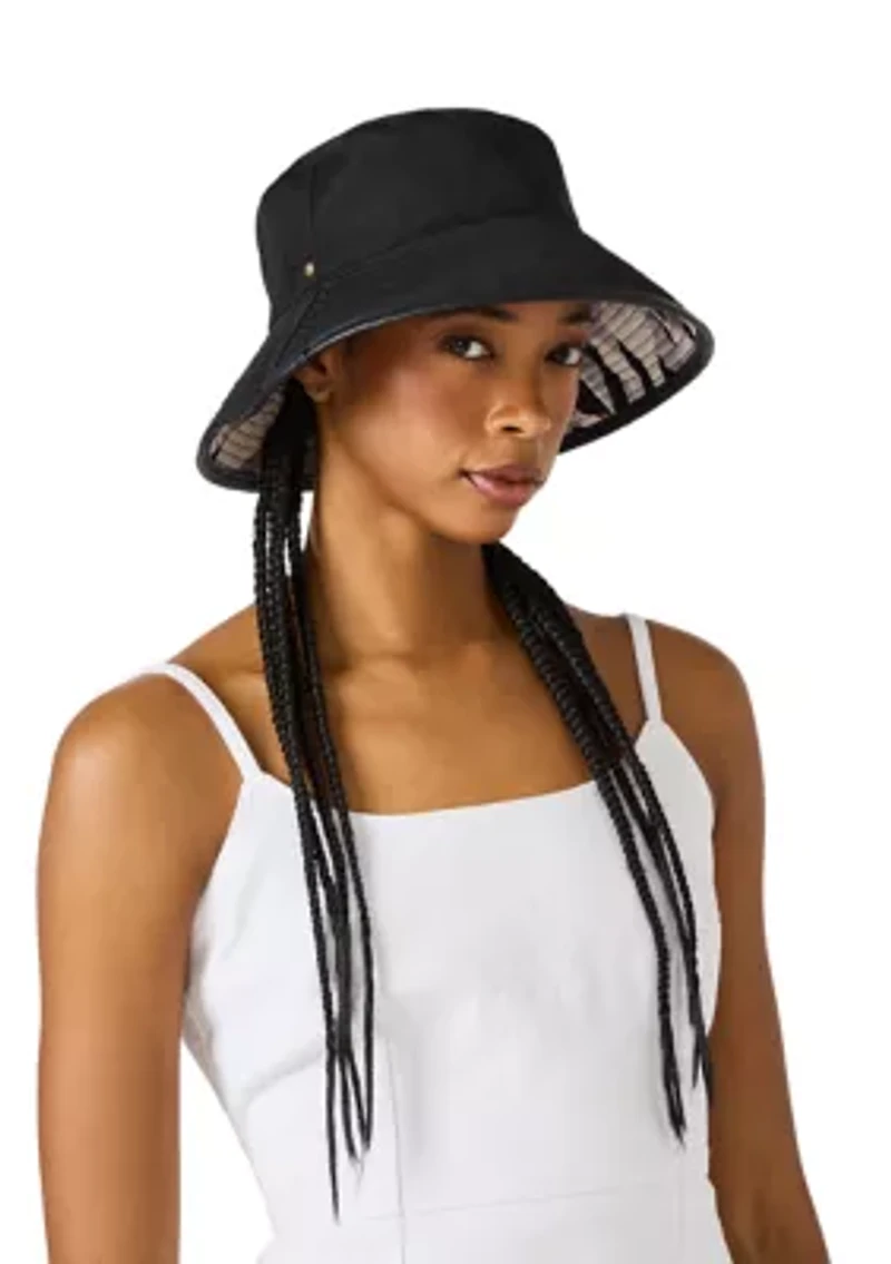Laura Animal Printed Canvas Bucket Hat