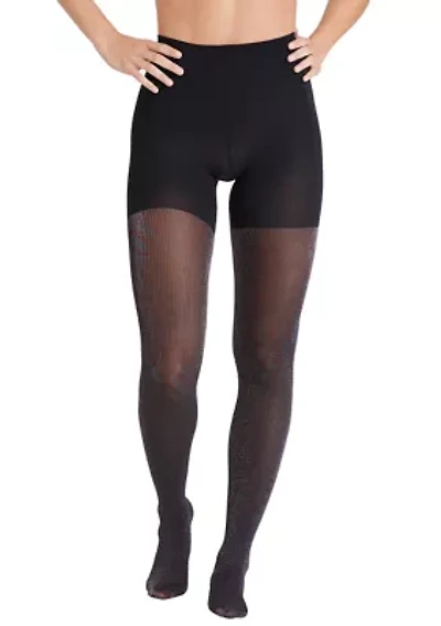 Women's Ribbed Shimmer Tights
