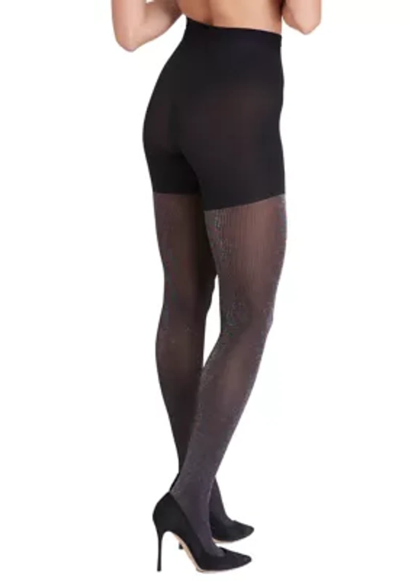 Women's Ribbed Shimmer Tights