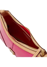 Patent Leather Baguette Shoulder Bag