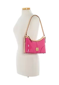 Patent Leather Baguette Shoulder Bag