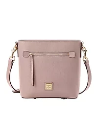 Saffiano Small Zip Crossbody Bag