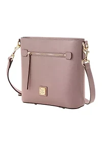 Saffiano Small Zip Crossbody Bag