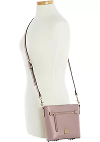 Saffiano Small Zip Crossbody Bag