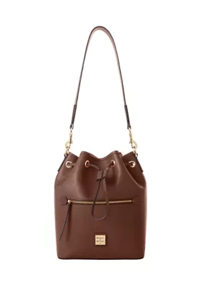Saffiano Drawstring Travel Bag