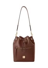 Saffiano Drawstring Travel Bag