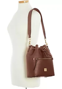 Saffiano Drawstring Travel Bag