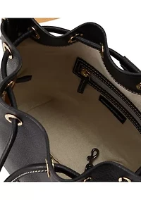 Lucca Leather Drawstring Crossbody