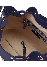 Lucca Leather Drawstring Crossbody