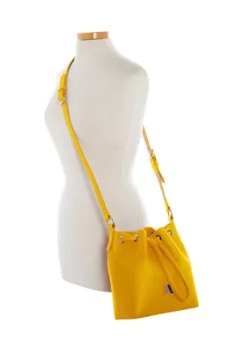 Lucca Leather Drawstring Crossbody