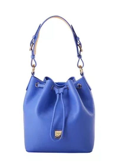 Lucca Leather Drawstring Shoulder Bag