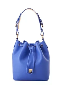 Lucca Leather Drawstring Shoulder Bag