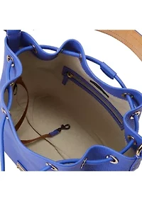 Lucca Leather Drawstring Shoulder Bag