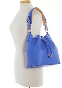 Lucca Leather Drawstring Shoulder Bag