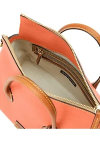 Pebble Leather Satchel