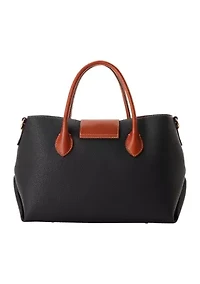 Turnlock Handle Tote Bag