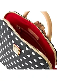 Polka Dot Zip Backpack