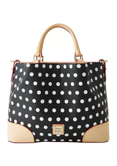 Polka Dot Brenna Satchel Bag