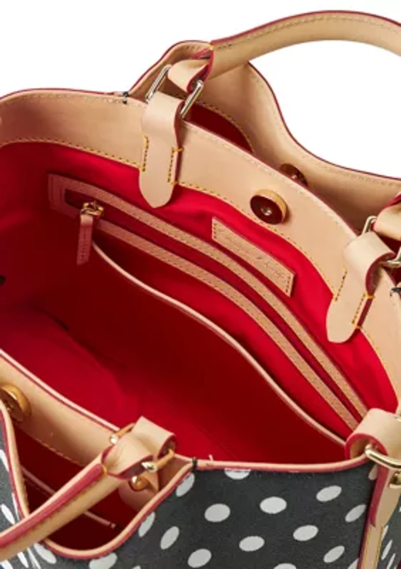 Polka Dot Brenna Satchel Bag