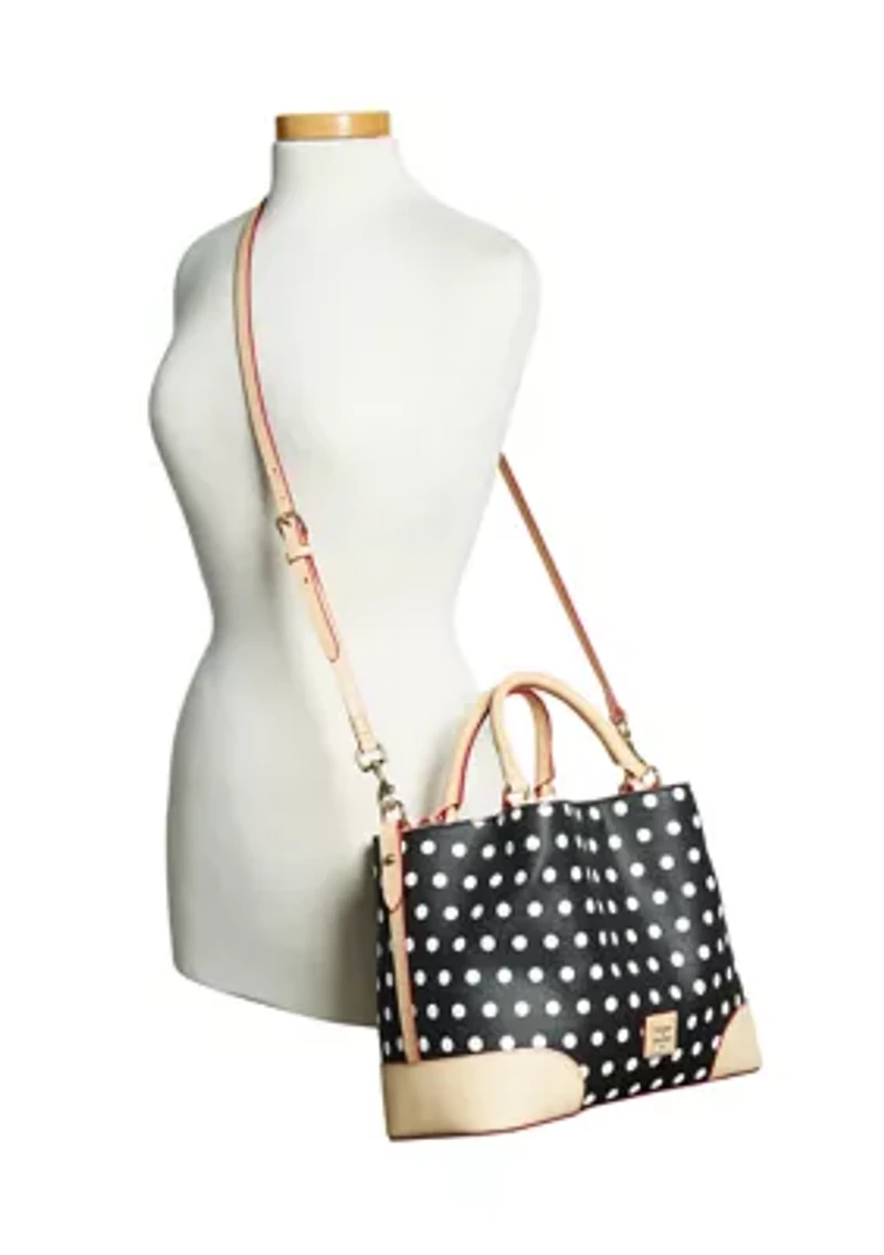 Polka Dot Brenna Satchel Bag