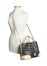 Polka Dot Brenna Satchel Bag