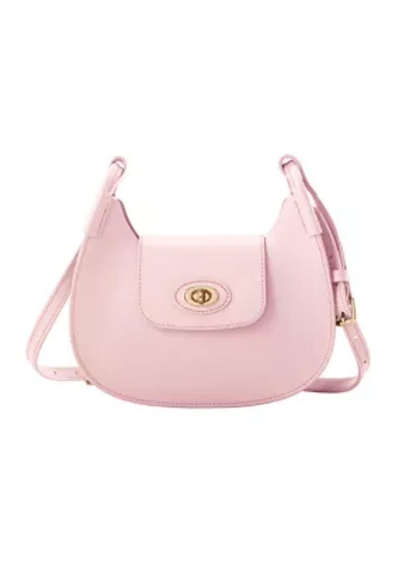 Sweety Leather Crossbody Hobo Bag