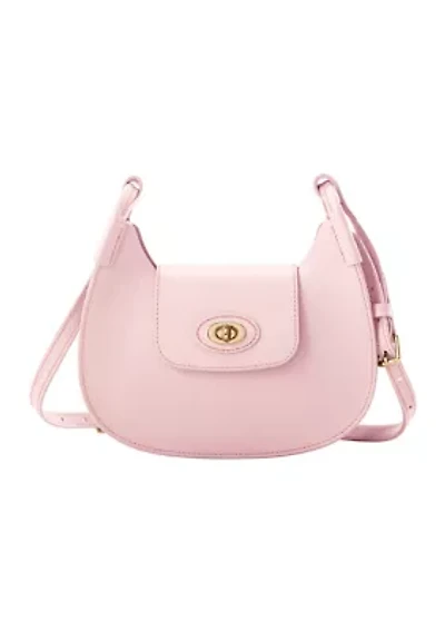 Sweety Leather Crossbody Hobo Bag
