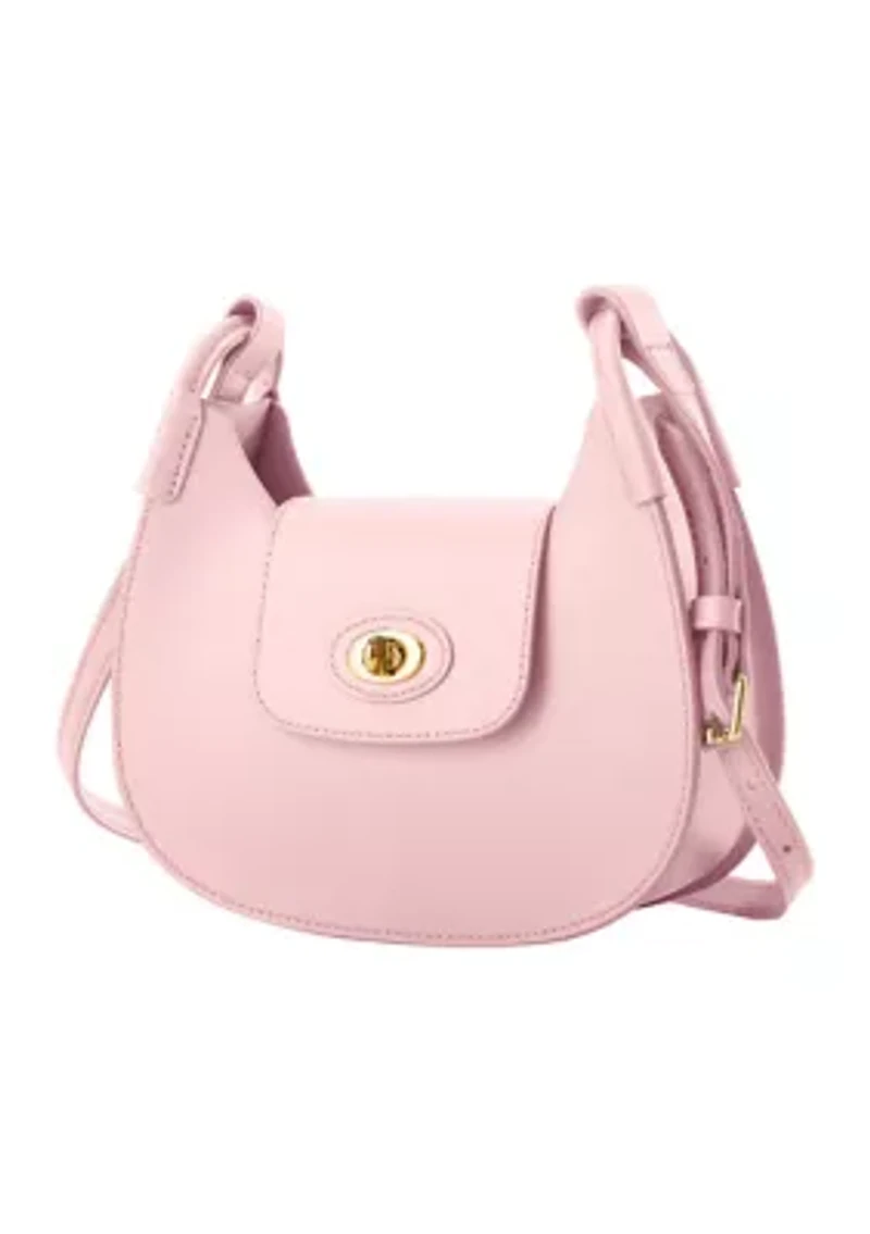 Sweety Leather Crossbody Hobo Bag