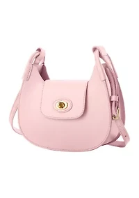 Sweety Leather Crossbody Hobo Bag