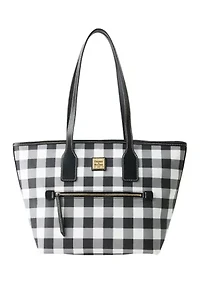 Checkered Small Tote