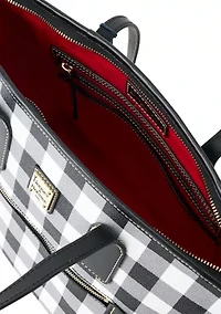 Checkered Small Tote