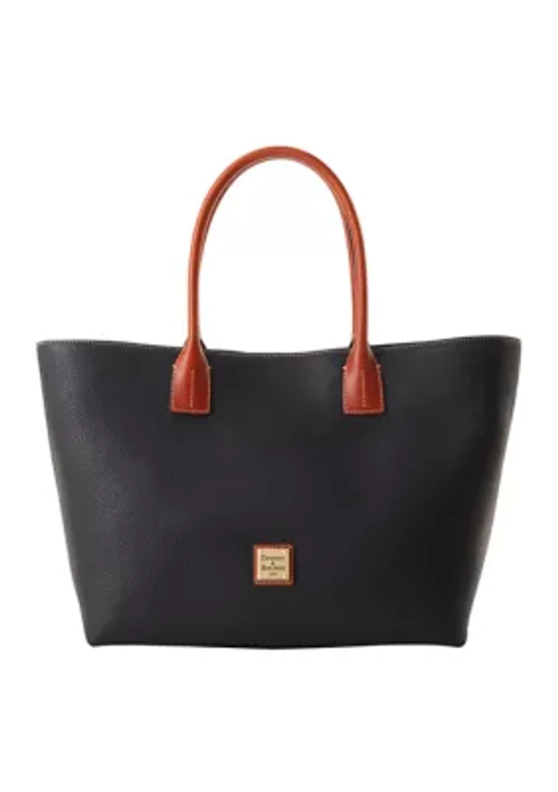 Pebble Leather Medium Russell Tote Bag
