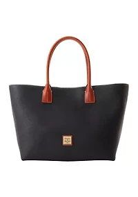 Pebble Leather Medium Russell Tote Bag