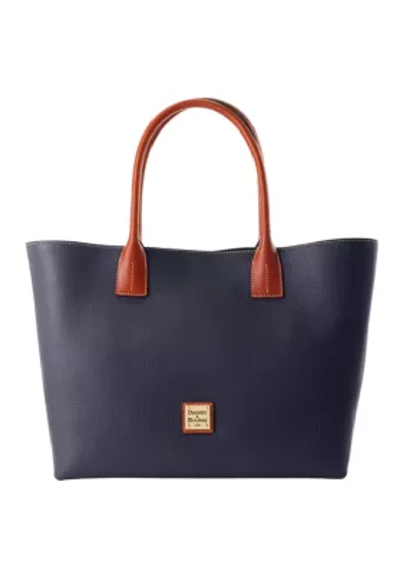 Pebble Leather Medium Russell Tote Bag