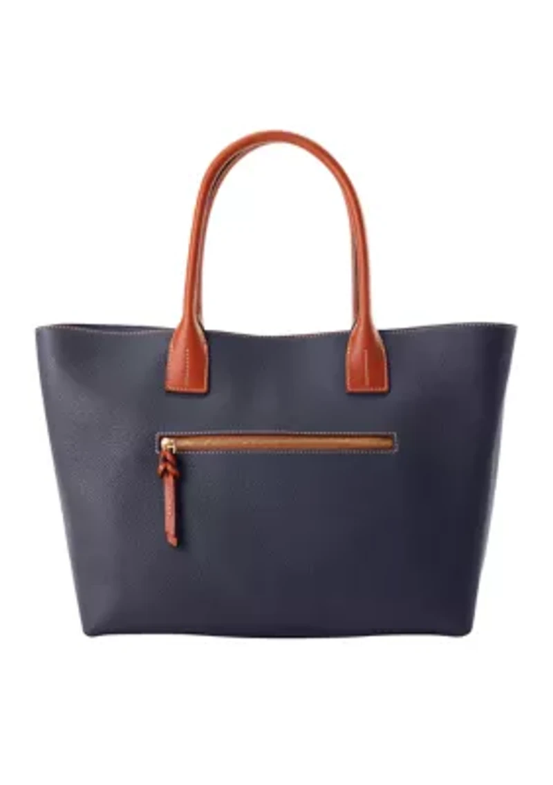 Pebble Leather Medium Russell Tote Bag