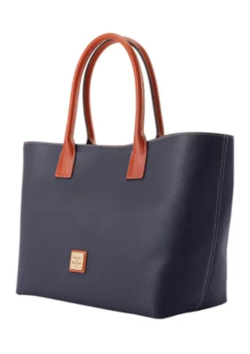 Pebble Leather Medium Russell Tote Bag