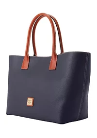 Pebble Leather Medium Russell Tote Bag