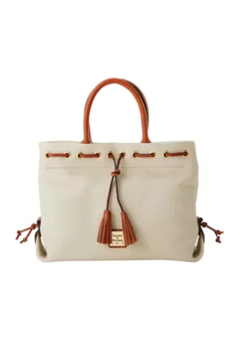 Pebble Grain Tassel Tote