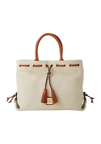Pebble Grain Tassel Tote