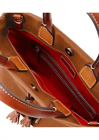 Pebble Grain Tassel Tote